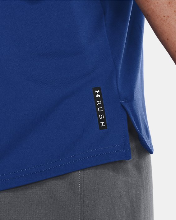Men's UA RUSH™ Energy Short Sleeve, Blue, pdpMainDesktop image number 3